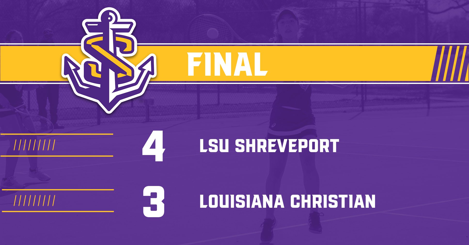 Pilot Tennis Take First Win of the Season Over LCU